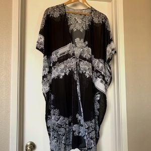 Black and White Kimono